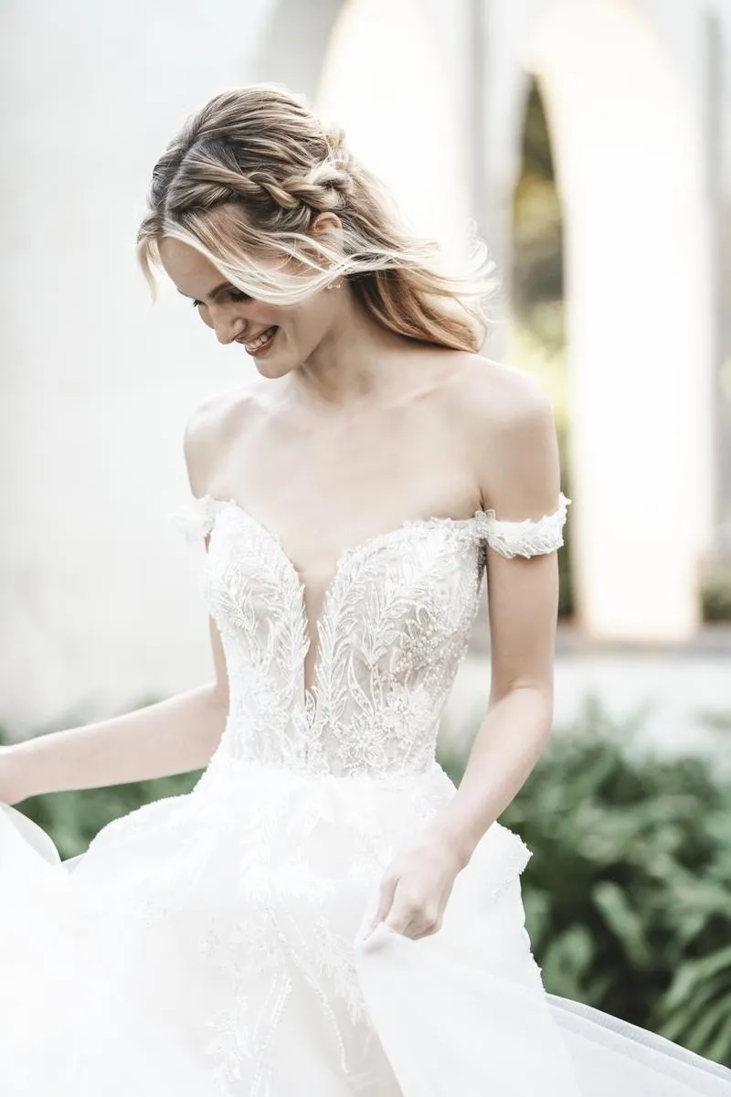 Allure Bridals Botanical Motif Bridal Gown R3751