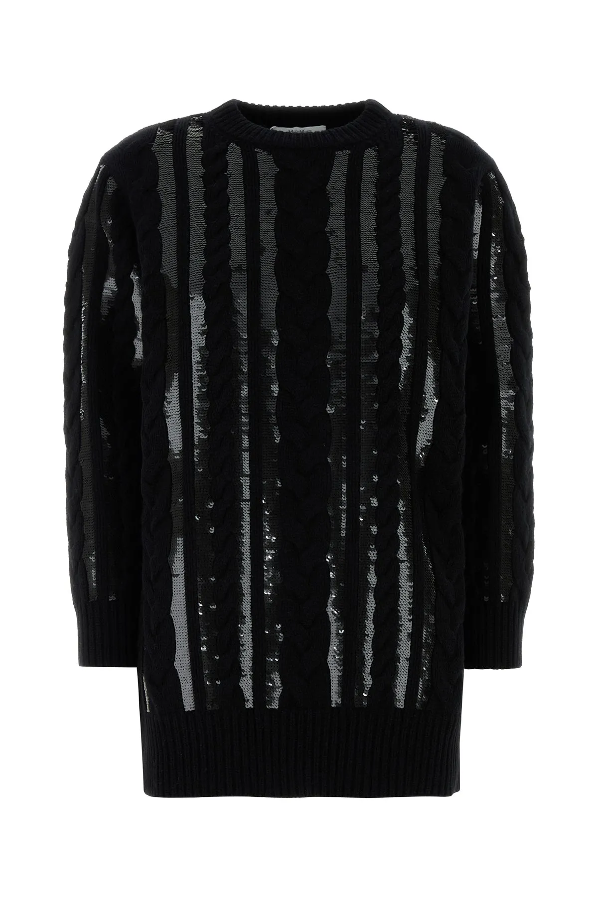 Black wool blend Mambo sweater dress