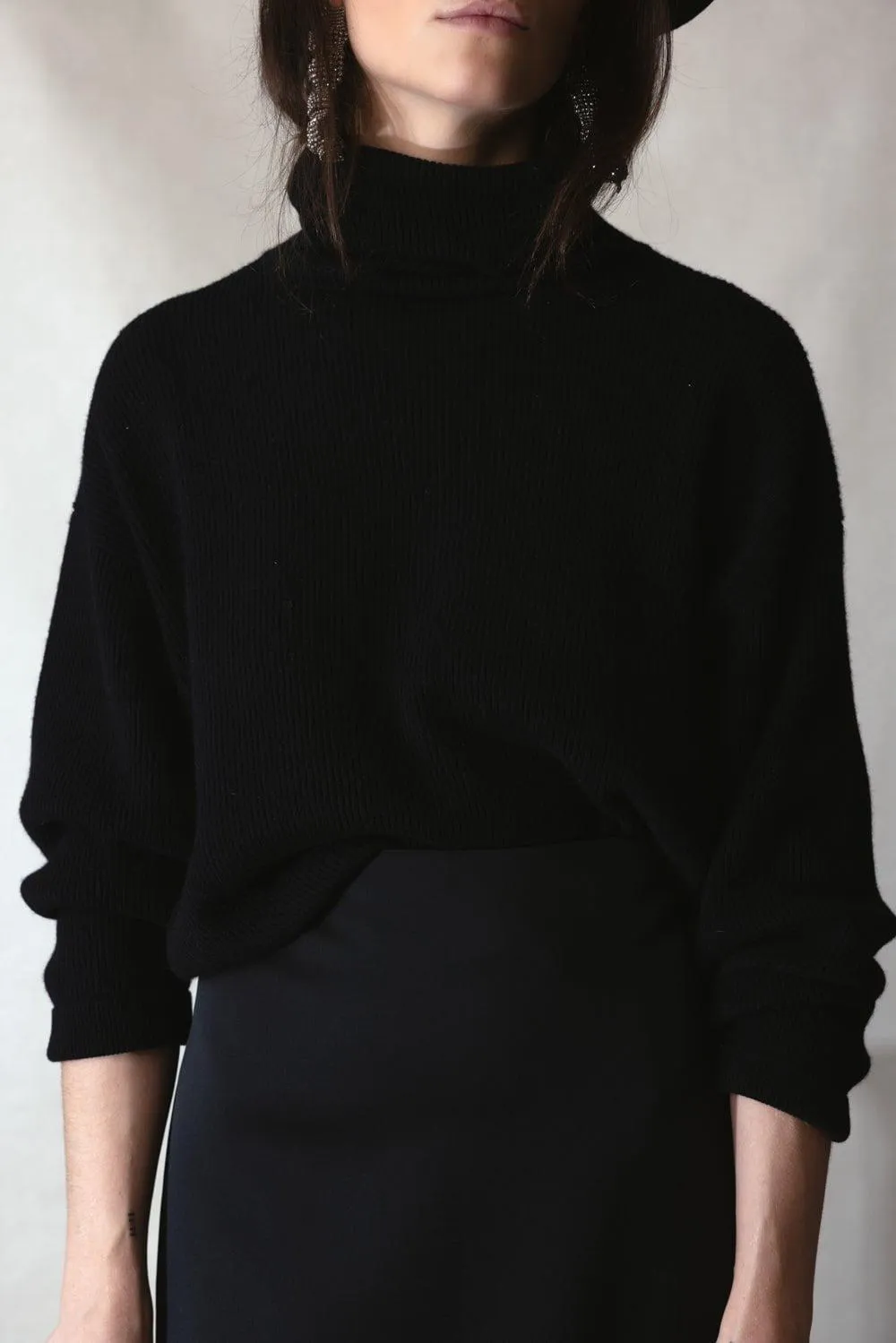 English Rib Turtleneck Sweater