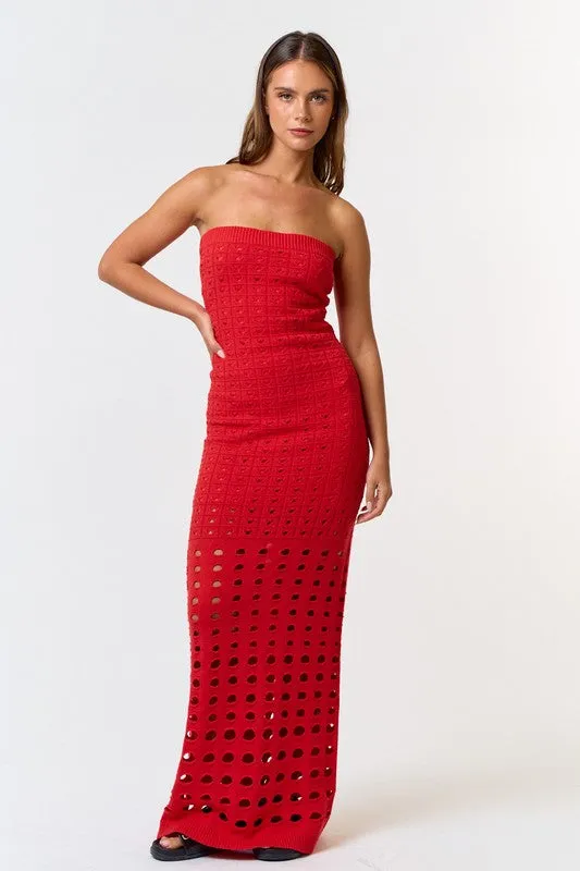 Go For It Tube Sweater Dress