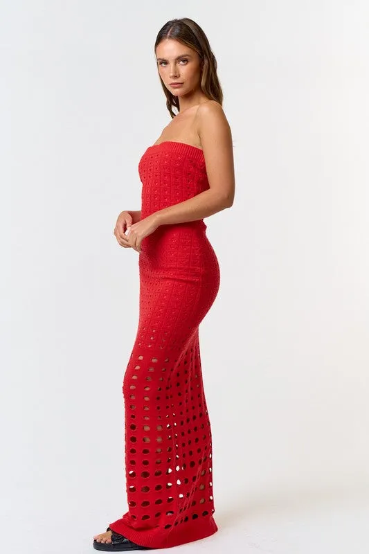 Go For It Tube Sweater Dress