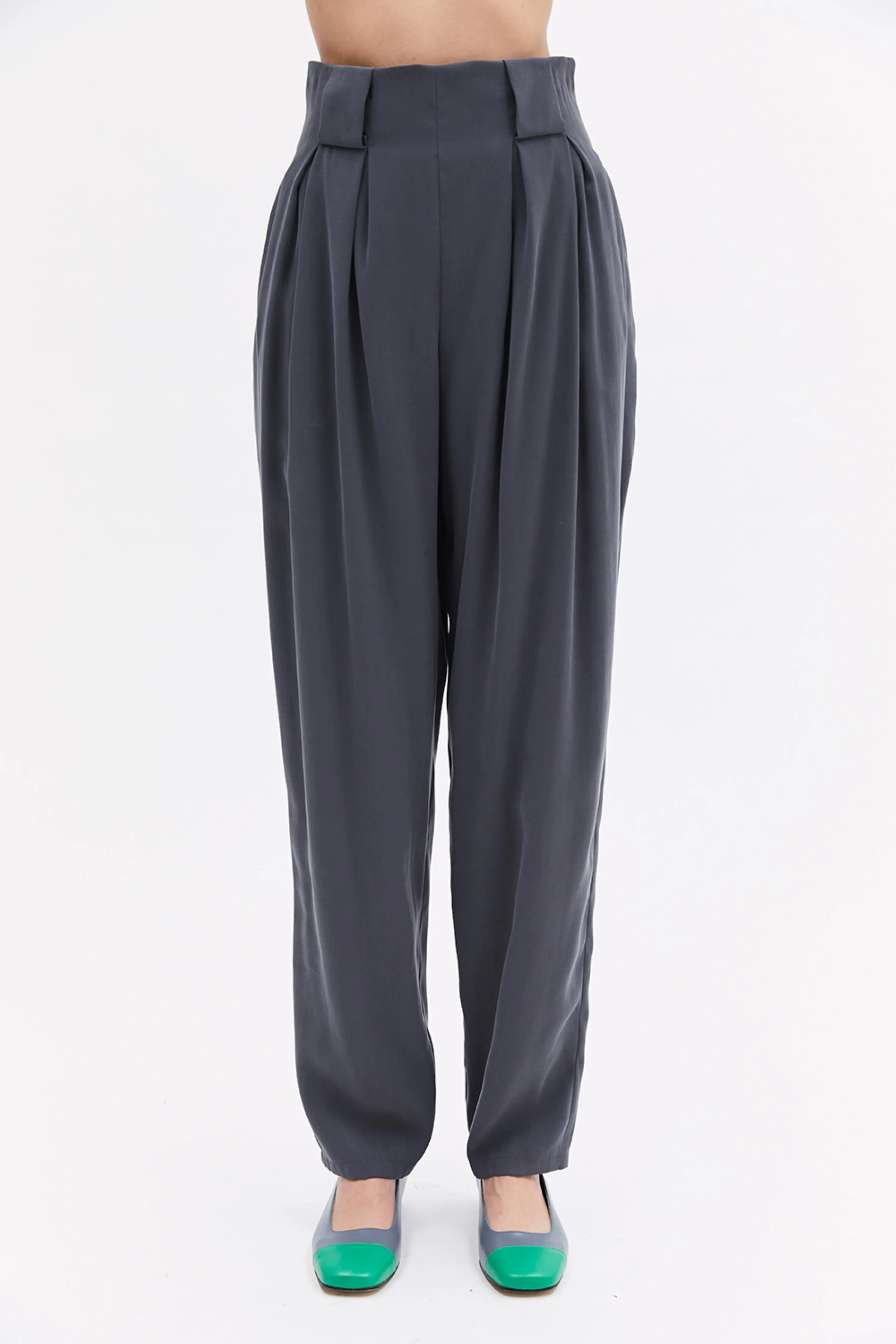 Grey Banana Pants
