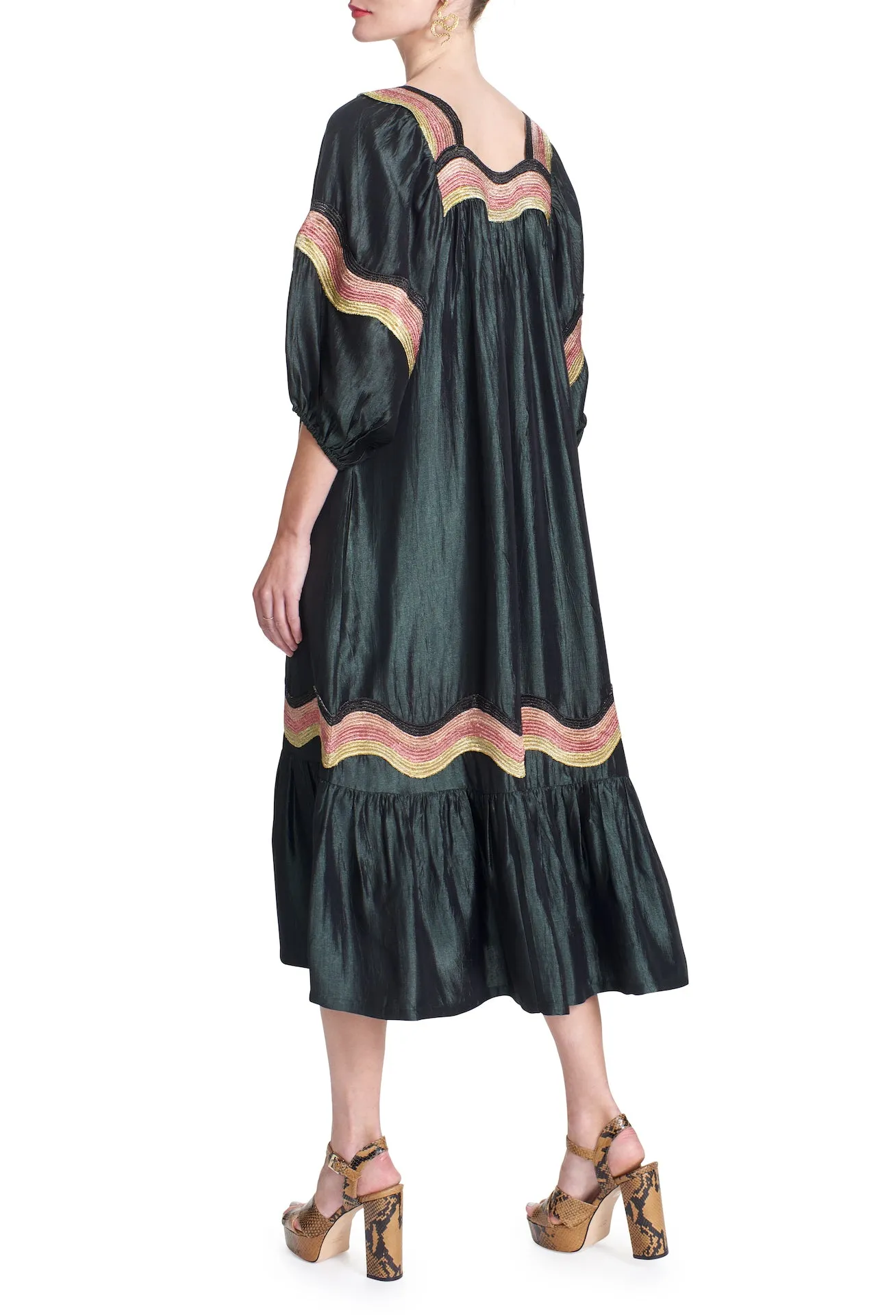 MIRIAM DRESS- Metallic