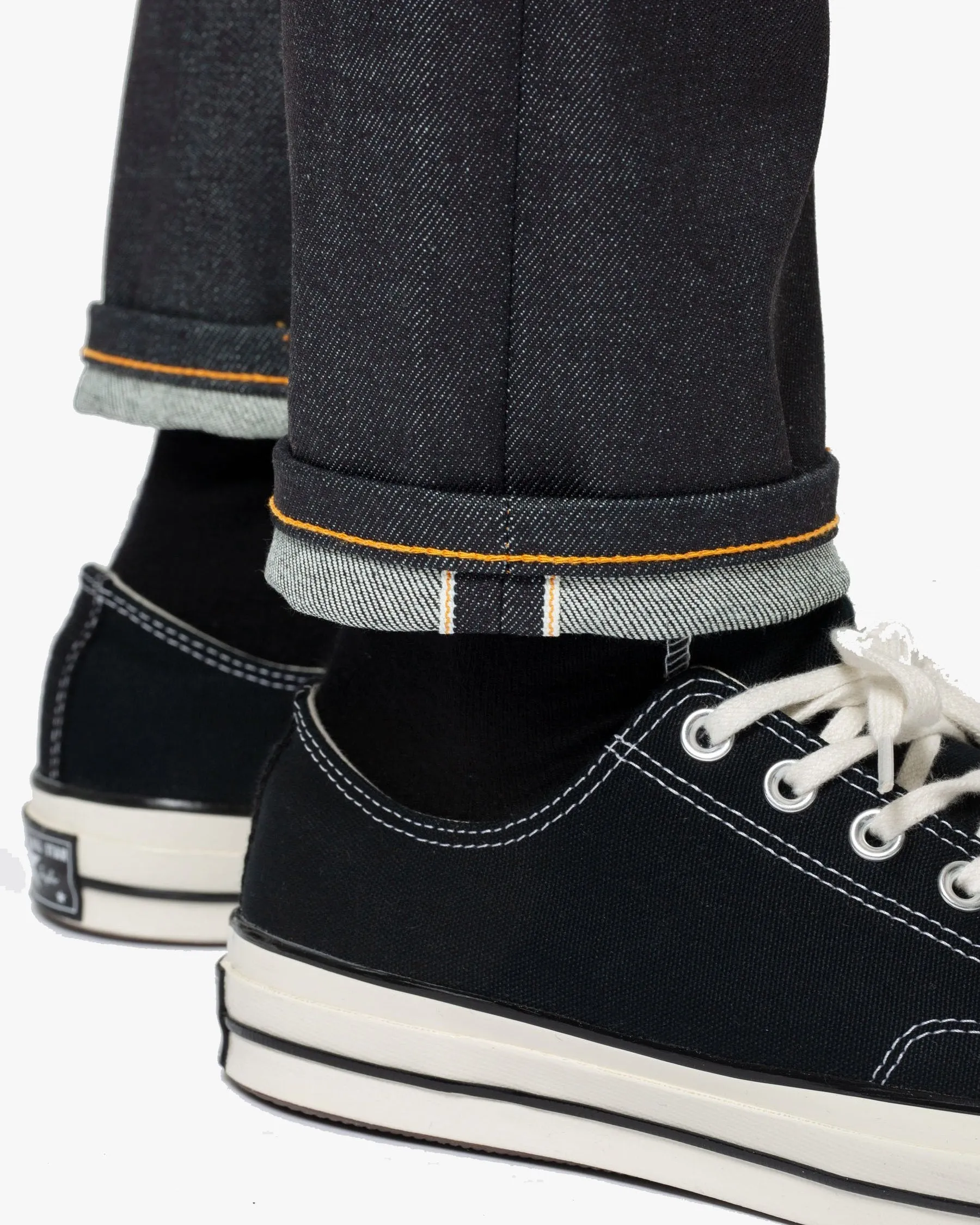 Nudie Lean Dean Slim Tapered Mens Jeans - Dry Japan Selvage