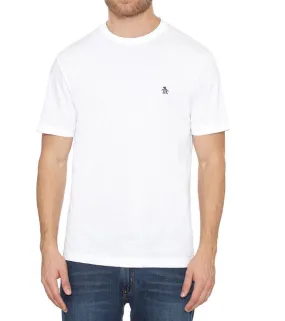 Original Penguin Pin Point Embroidered Logo T-Shirt - Bright White
