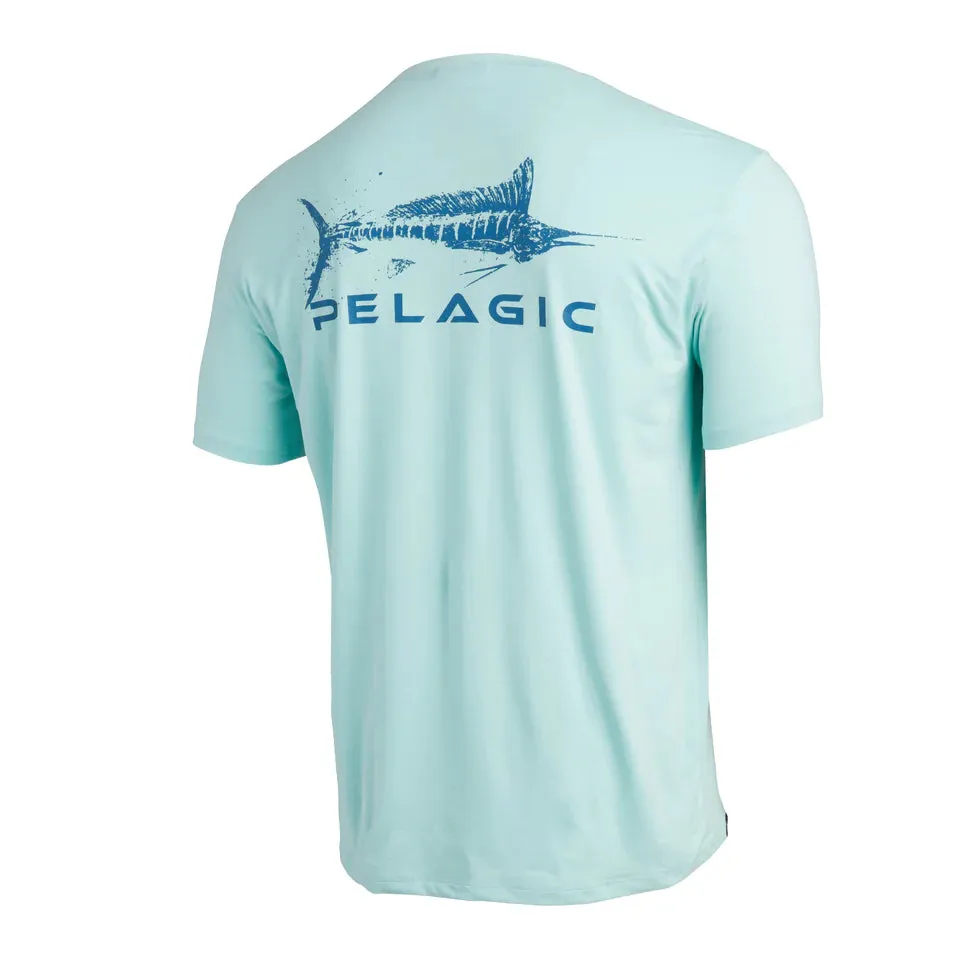 PELAGIC Stratos Gyotaku Marlin Performance Shirt